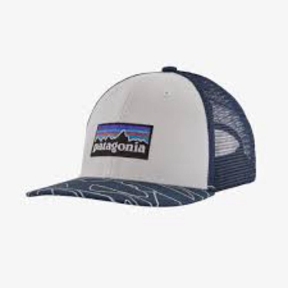 Patagonia P-6 Logo Bartolome pattern tucker hat